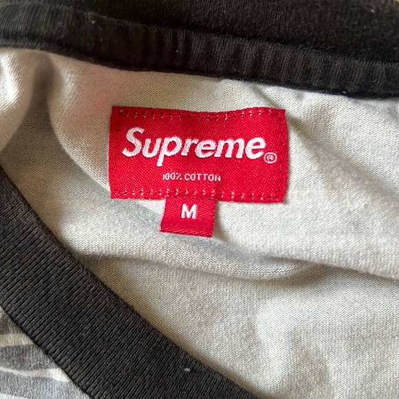 Supreme Logo T-Shirt (MD) - Verified Genuine - Rare - Picture 2 of 2